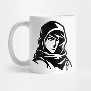 Minimalist Vector Human Rogue Mug